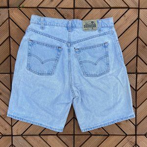 Vintage 1980's Levi's SilverTab High Waisted Denim Jorts Sz 31"
